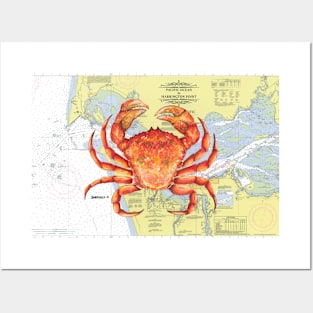 Crab Chart Posters and Art